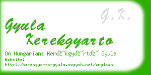 gyula kerekgyarto business card